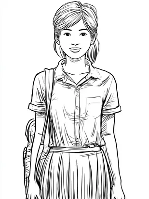 Midjourney SREF 4713 Illustrated Youth — sample image 2