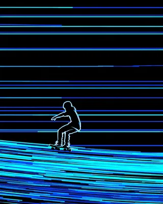 Midjourney SREF 473 Neon Glitch Realm — sample image 3