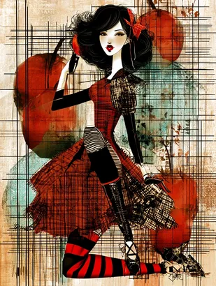 SREF 4731 Scarlet Steampunk