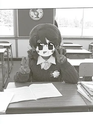 Midjourney SREF 4746 Schoolgirl Secrets — sample image 3