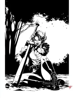 Midjourney SREF 4776 Warrior Women — sample image 2