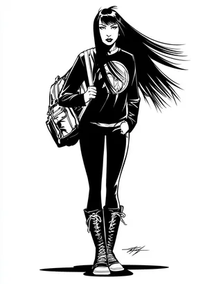 Midjourney SREF 4776 Warrior Women — sample image 4