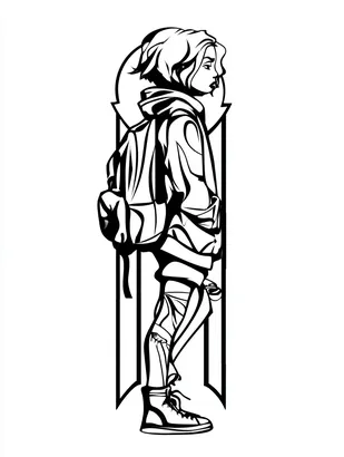 Midjourney SREF 4781 Armed Wanderer — sample image 3