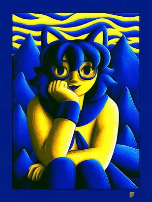 Midjourney SREF 4803 Electric Dreams — Digital Illustration Whimsical