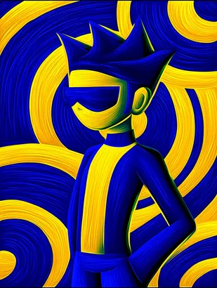 Midjourney SREF 4803 Electric Dreams — sample image 4