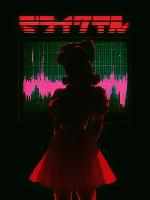 Midjourney SREF 4804 Neon Silhouette — sample image 4