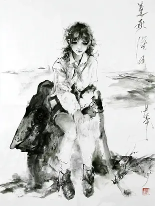 Midjourney SREF 4863 Ink Reverie — sample image 3