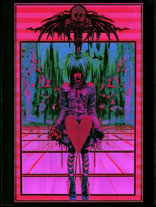 Midjourney SREF 4866 Neon Occult Rebellion — sample image 4