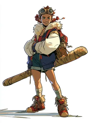 Midjourney SREF 4909 Adventurer's Alliance — sample image 3