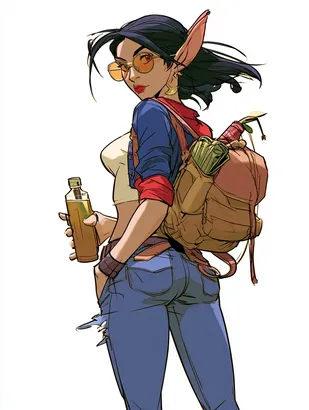 Midjourney SREF 4909 Adventurer's Alliance — sample image 4