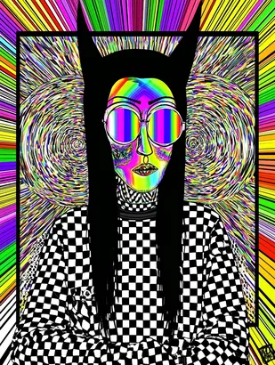SREF 4930 Neon Dreamscape