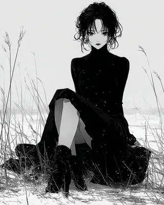 Midjourney SREF 495 Melancholic Silhouettes — sample image 3