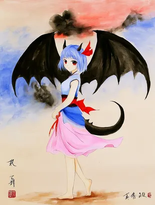 Midjourney SREF 4973 Celestial Demons — Anime Melancholic
