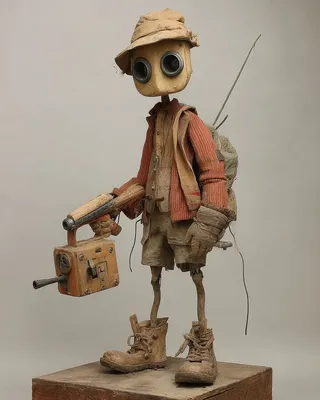 Midjourney SREF 551 Wooden Wanderers — sample image 2