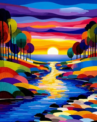 Midjourney SREF 556 Chromatic Dreams — sample image 4