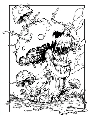 Midjourney SREF 573 Fungal Apocalypse — sample image 2