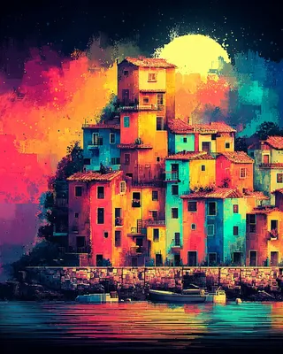 Midjourney SREF 583 Neon Dreamscape — sample image 2