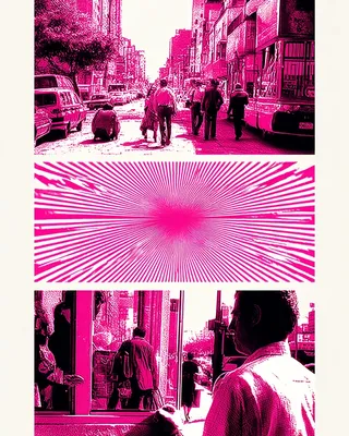 Midjourney SREF 584 Neon Wanderer — sample image 2