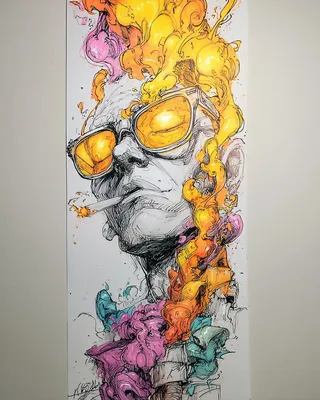 Midjourney SREF 619 Chromatic Wanderer — Ink & Manga Whimsical