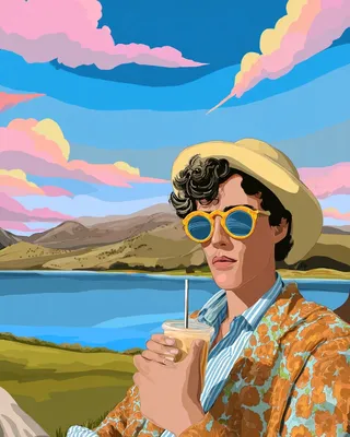 Midjourney SREF 655 Retro Summer Vibes — Pop Art Whimsical
