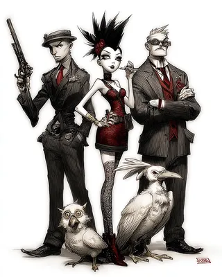 Midjourney SREF 685 Steampunk Rebellion — sample image 3
