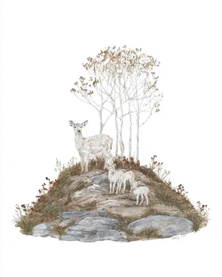 Midjourney SREF 711 Botanical Stag — sample image 2