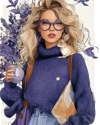 Midjourney SREF 719 Violet Elegance — sample image 3