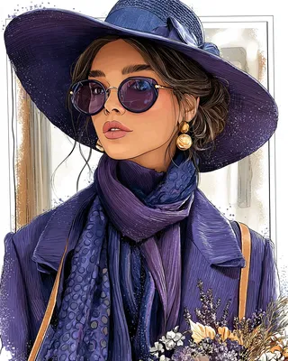 Midjourney SREF 719 Violet Elegance — sample image 4