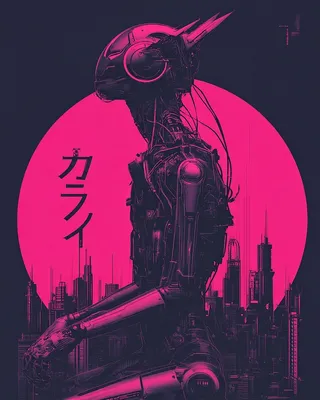 Midjourney SREF 738 Neon Dystopia — sample image 2