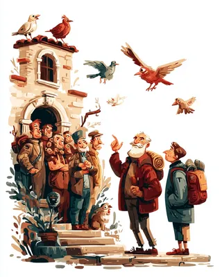Midjourney SREF 775 Storybook Adventures — Digital Illustration Whimsical