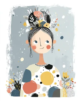 SREF 788 Floral Crown Girl
