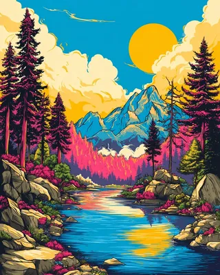 Midjourney SREF 839 Chromatic Dreamscapes — sample image 3