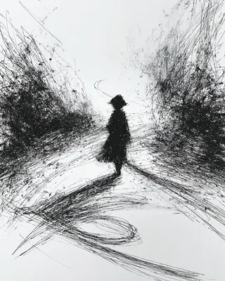 Midjourney SREF 855 Sketched Wanderer — sample image 3