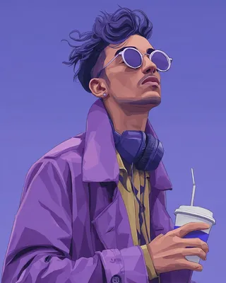 Midjourney SREF 900 Neon Rebels — sample image 2