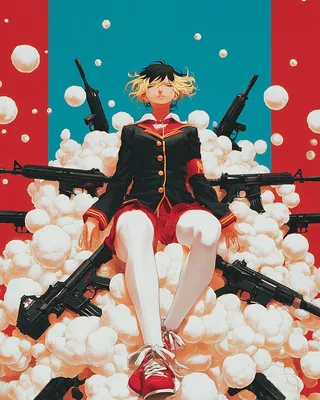 Midjourney SREF 916 Crimson Rebellion — sample image 3