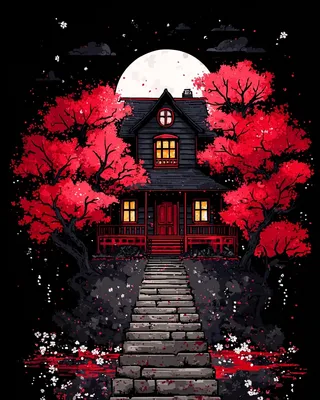 Midjourney SREF 921 Crimson Manor — sample image 4