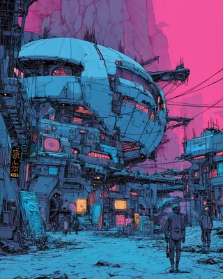 Midjourney SREF 929 Neon Metropolis — sample image 4