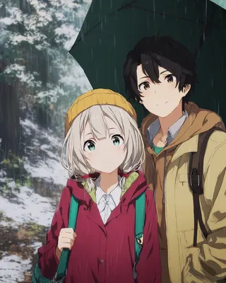 Midjourney SREF 930 Rainy Journey — Anime Serene