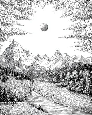 Midjourney SREF 958 Wilderness Visions — Ink & Manga Mysterious