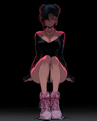 Midjourney SREF 970 Neon Rebellion — Anime Mysterious