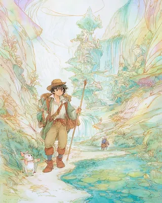 Midjourney SREF 982 Enchanted Quest — sample image 2